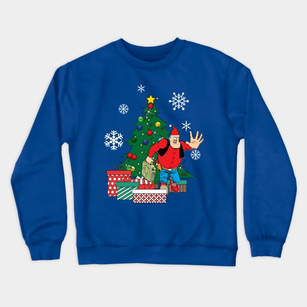 Desperate Dan Around The Christmas Tree Crewneck Sweatshirt by Nova5